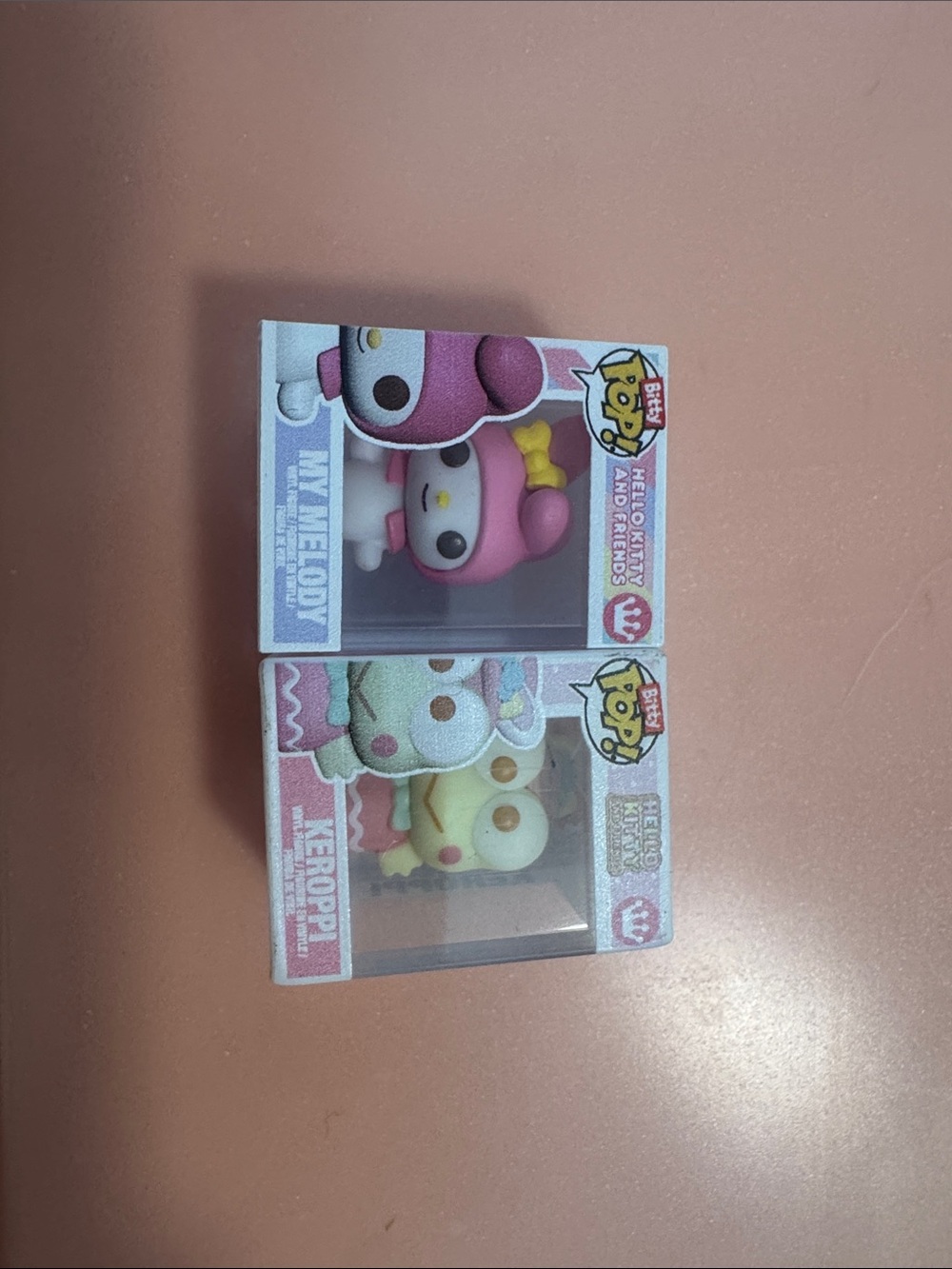 Funko Hello Kitty & Friends My Melody Pink and Keroppi Green Vinyl Pop Figures